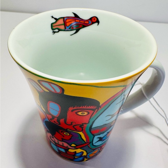Norval Morrisseau ‘Looking through Portal’ Porcelain Mug - Picture 11 of 15